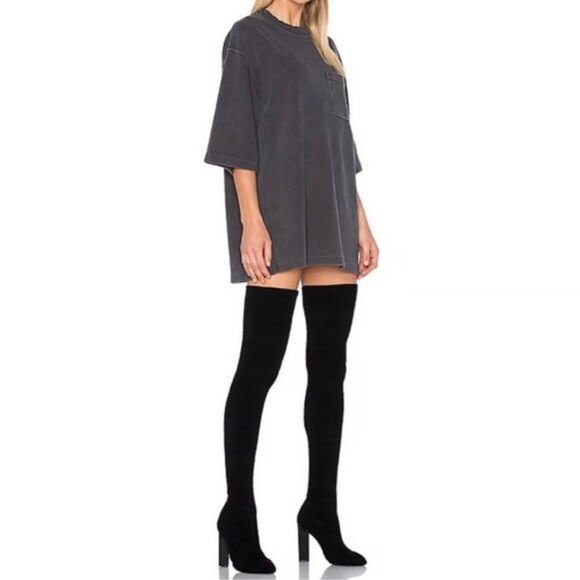 PREOWNED YEEZY SEASON 3 CELEBRITY OWNED OVER THE KNEE KNITTED SOCK BOOTS SZ 9.5 - Picture 3 of 16